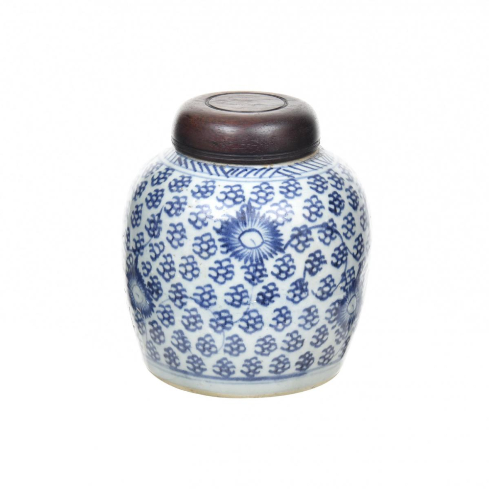 Potiche Chinês Floral