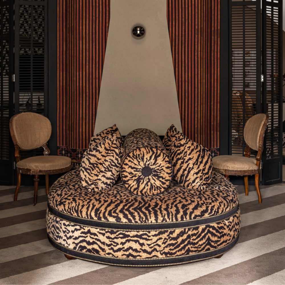 Puff Tiger com Rolo Puff Tiger com Rolo