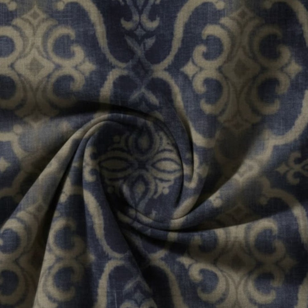 Retalho 2m | Tecido Estampado Collete Blue