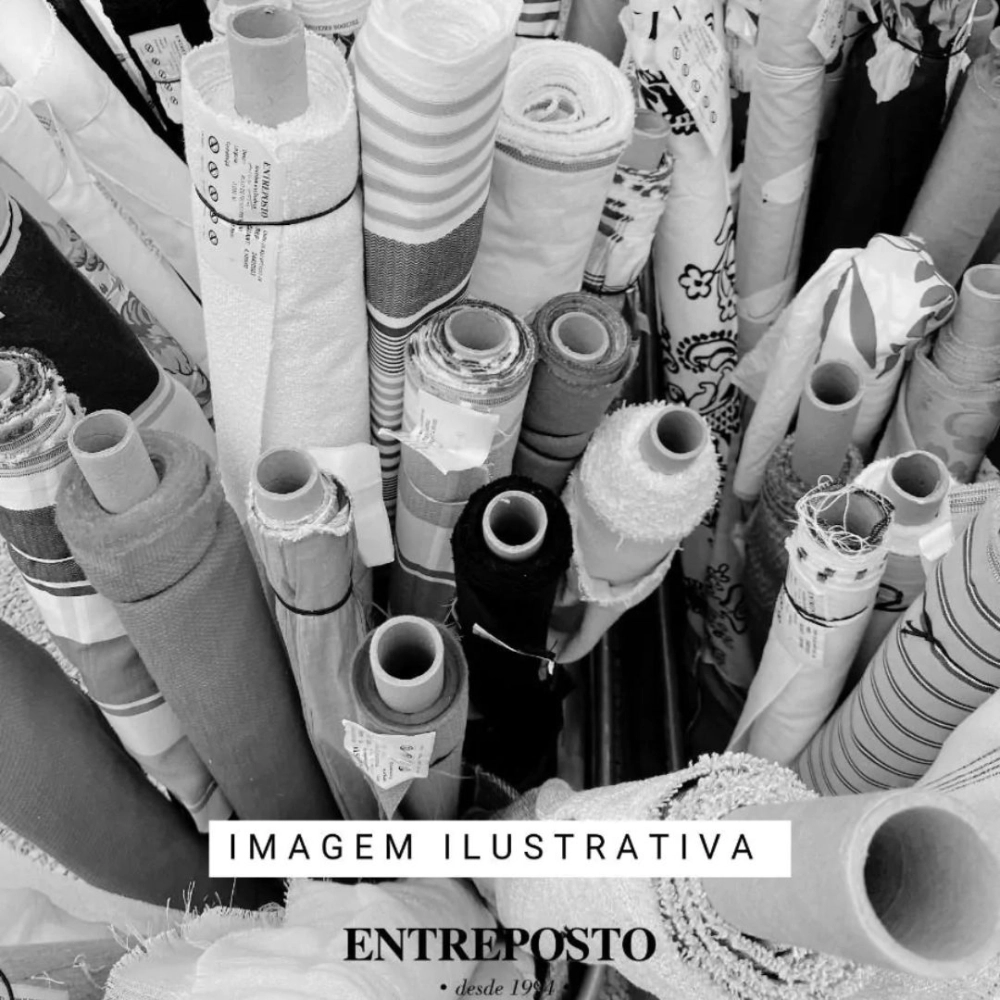 Rolo 6m | Tecido Lista François Leve Rusty