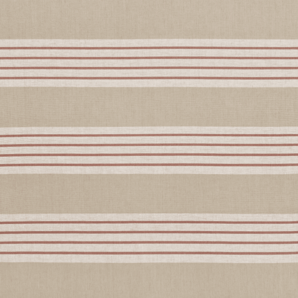 Rolo 6m | Tecido Lista François Leve Rusty