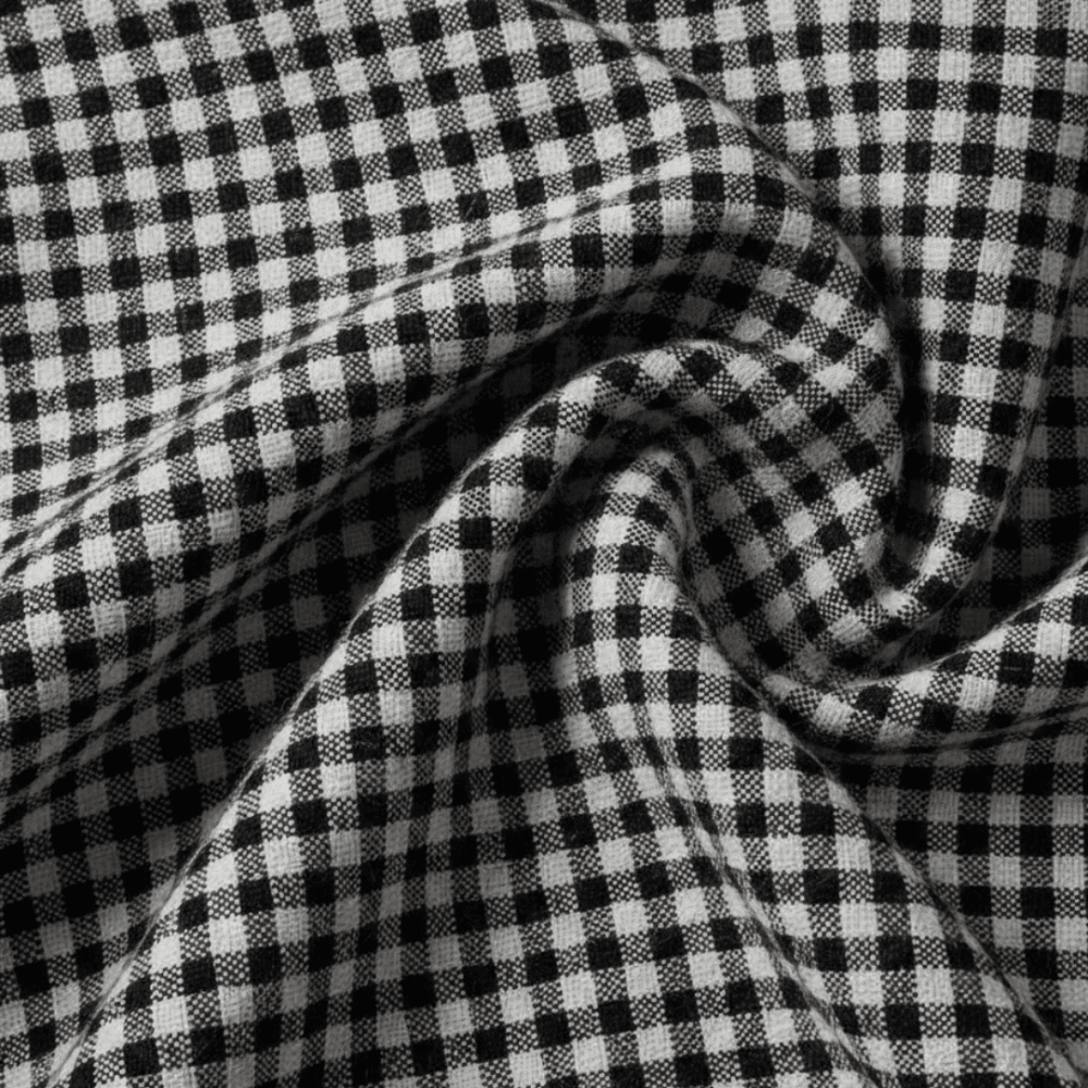 Rolo 6m |Tecido Xadrez Pequeno Black