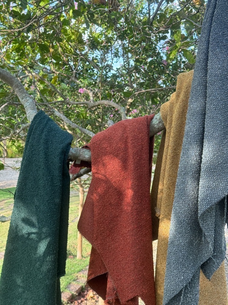 Tecido Boucle Esmeralda