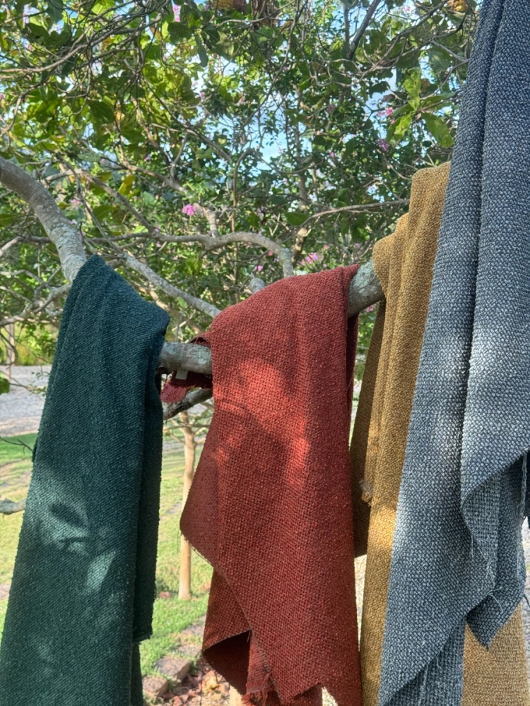 Tecido Boucle Esmeralda