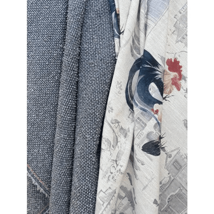 Tecido Boucle Pewter