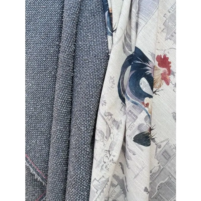 Tecido Boucle Pewter