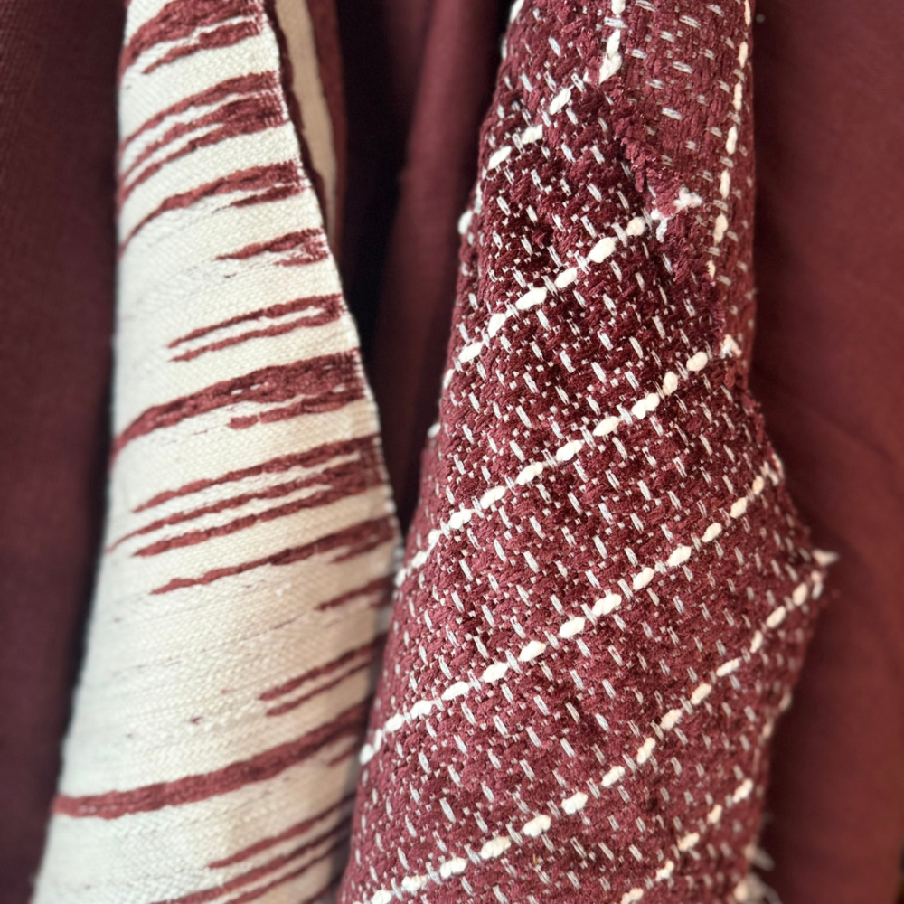 Tecido Bouclé Prisma Ameixa