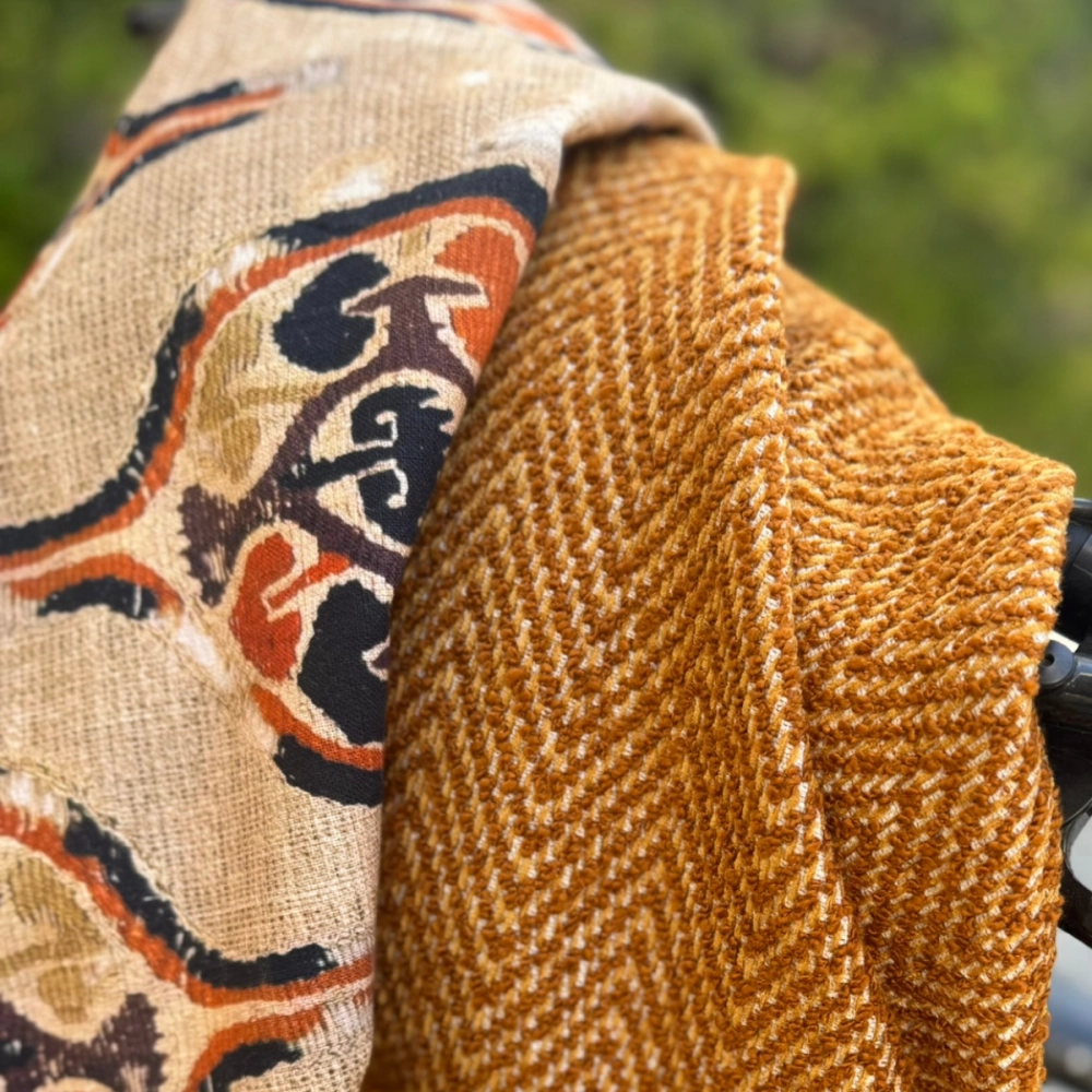 Tecido Chevron Âmbar Tecido Chevron Âmbar