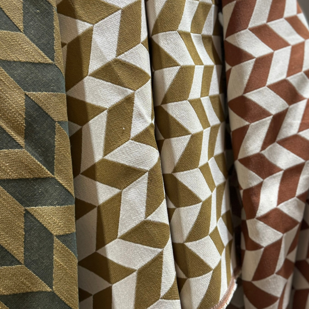 Tecido Chevron Camel Cosmopolitan