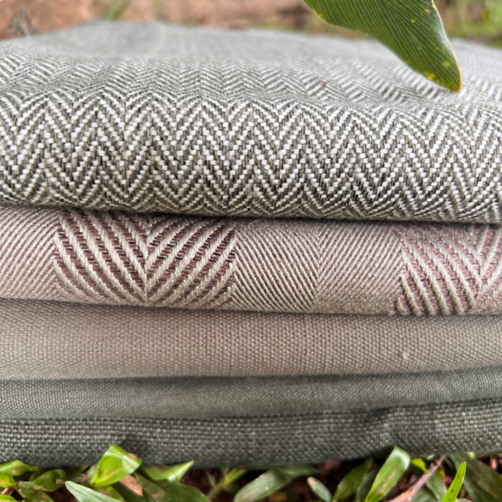 Tecido Chevron Cedro