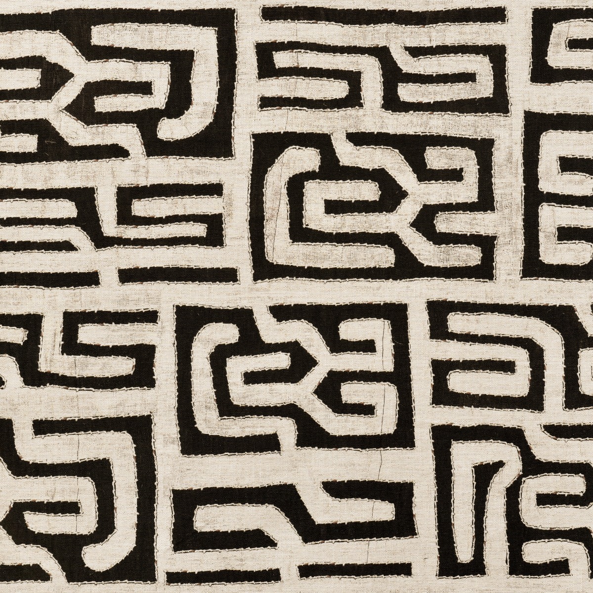 Tecido Estampa Kuba Off White