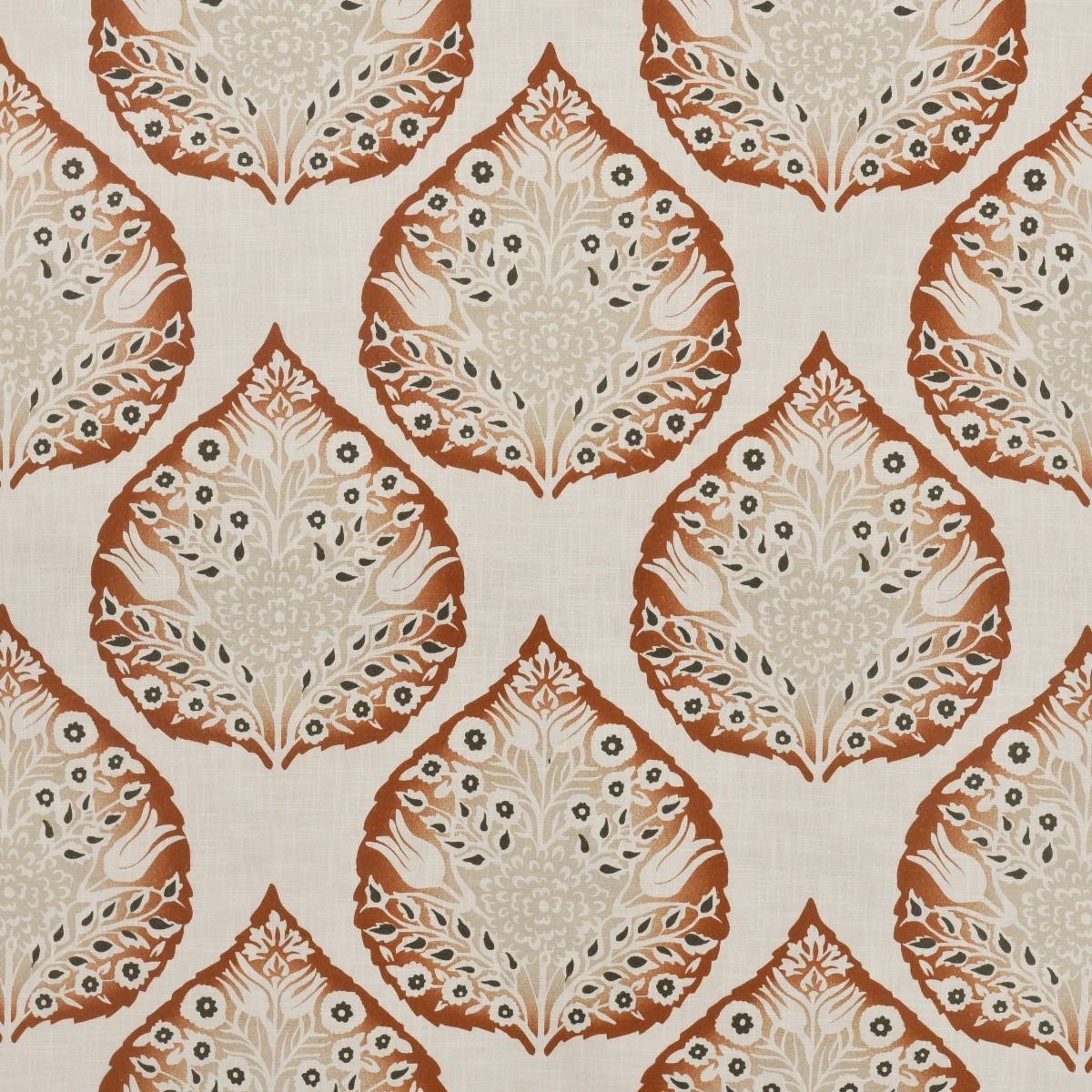 Tecido Estampa Lotus Rusty - SKU 24402585