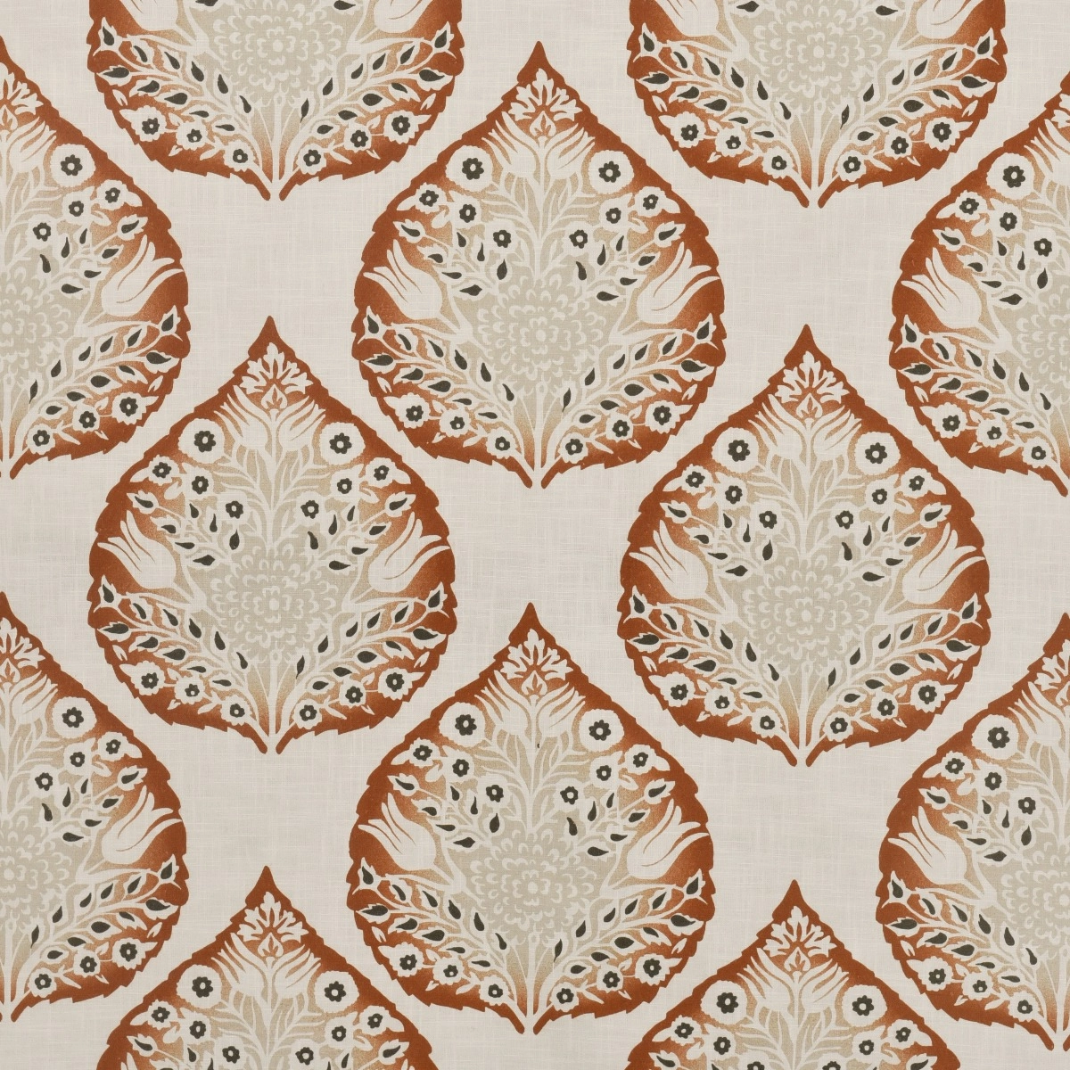 Tecido Estampa Lotus Rusty - SKU 24402585