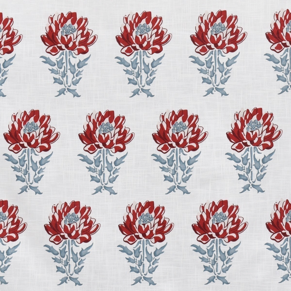 Tecido Flor Prado Com Azul Costa Nova - SKU 24402657