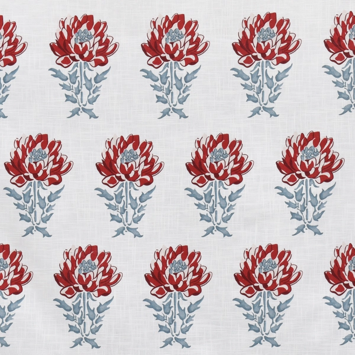 Tecido Flor Prado Com Azul Costa Nova - SKU 24402657