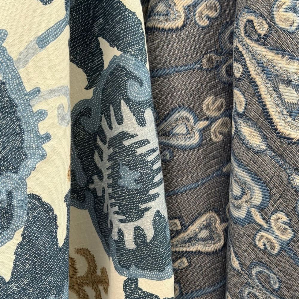 Tecido Ikat Jacquard