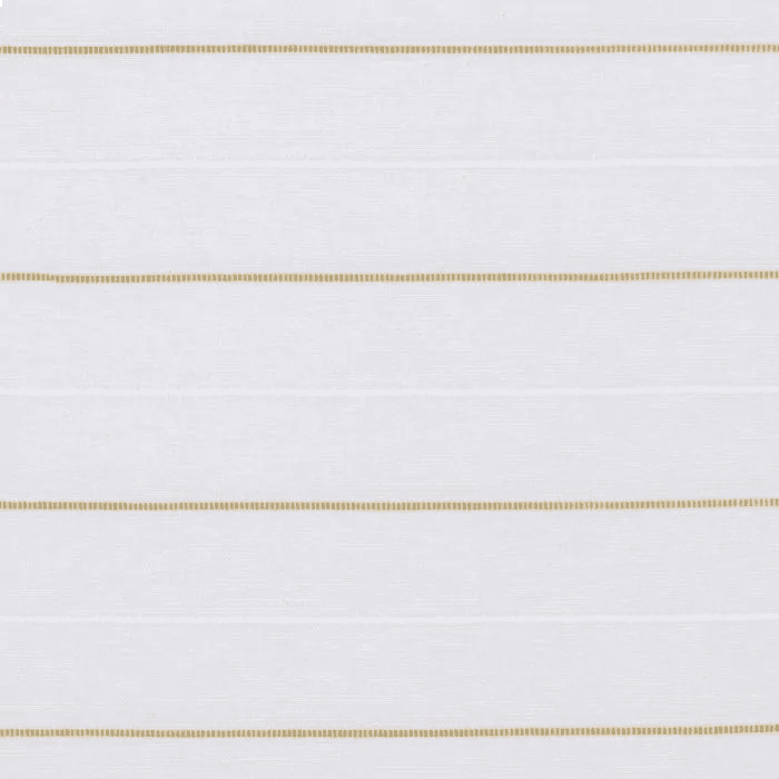 Tecido Lista Bordada Cúrcuma