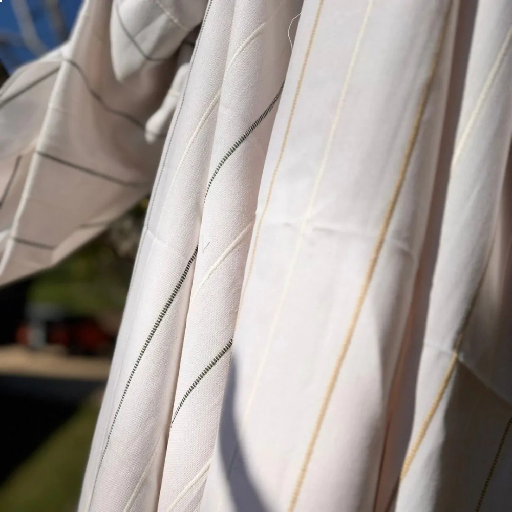 Tecido Lista Bordada Esmeralda Tecido Lista Bordada Esmeralda