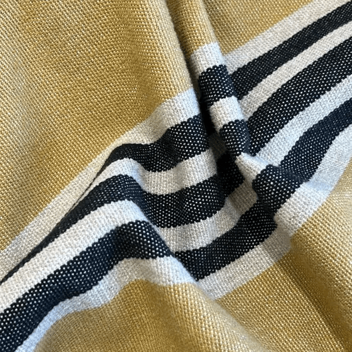 Tecido Lista Camel Com Black