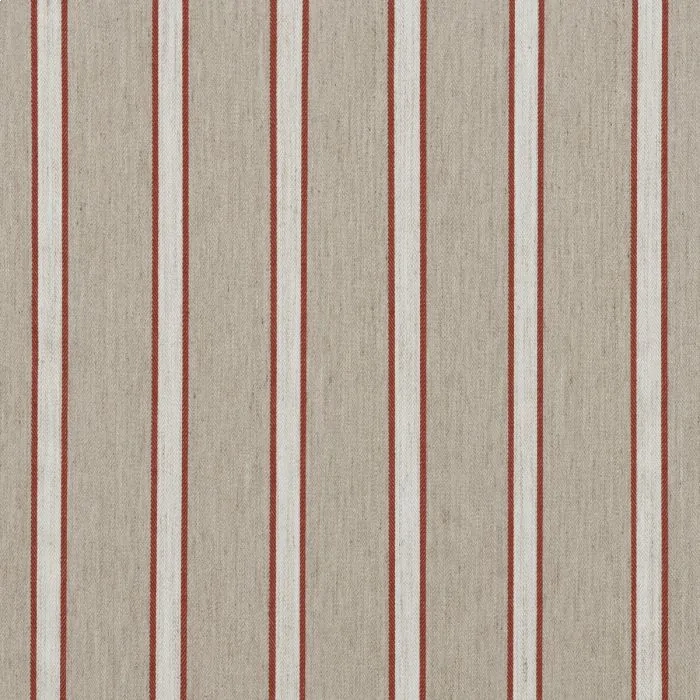 Tecido Lista Hindu Natural Rusty