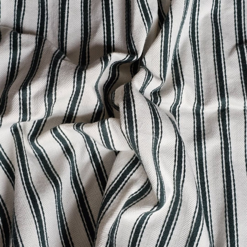 Tecido Lista Índia Green