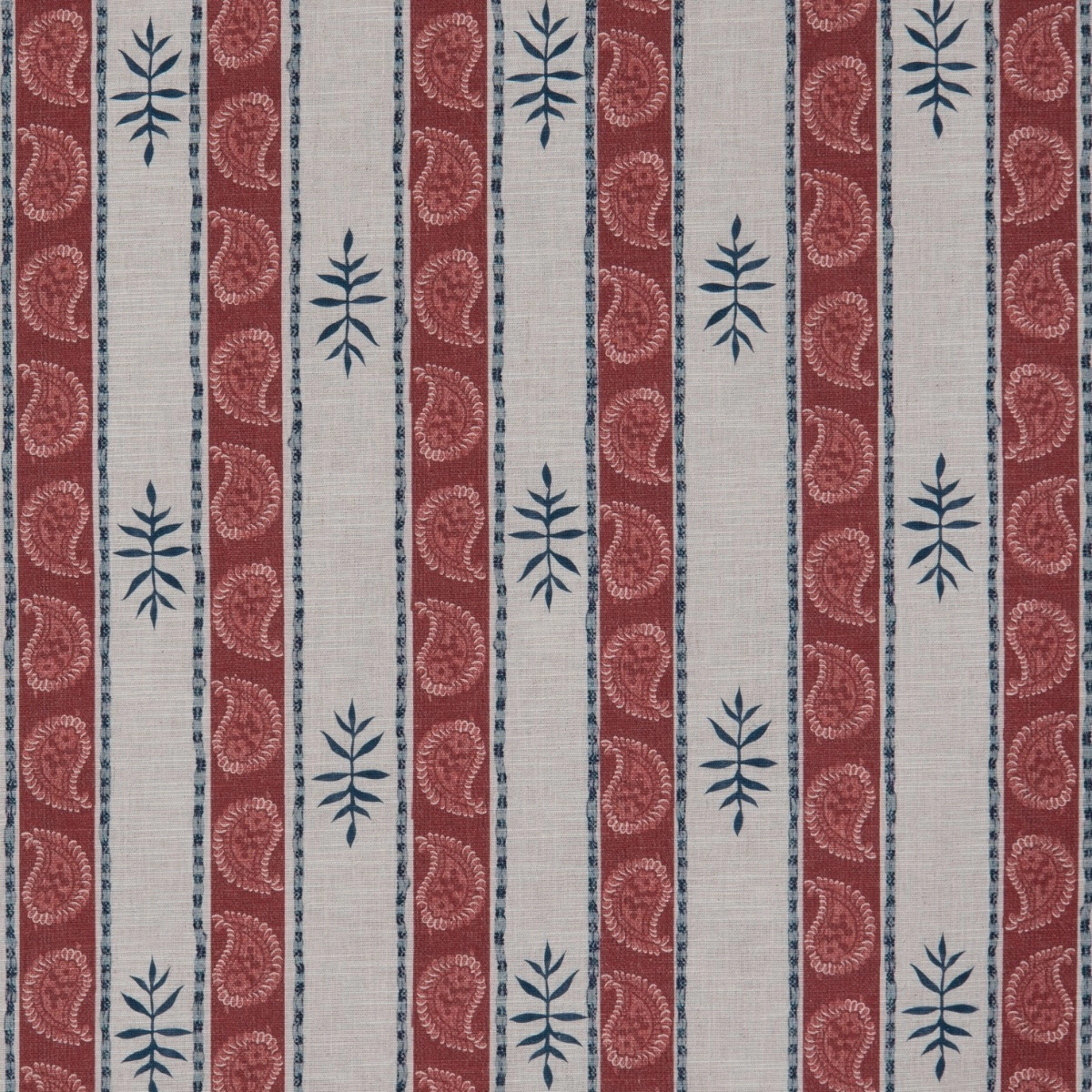 Tecido Lista Paisley Escarlate - SKU 24404077