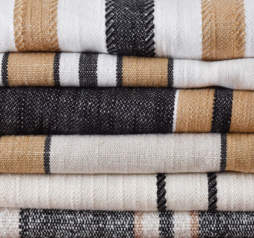 Tecido Lista Safari Off White