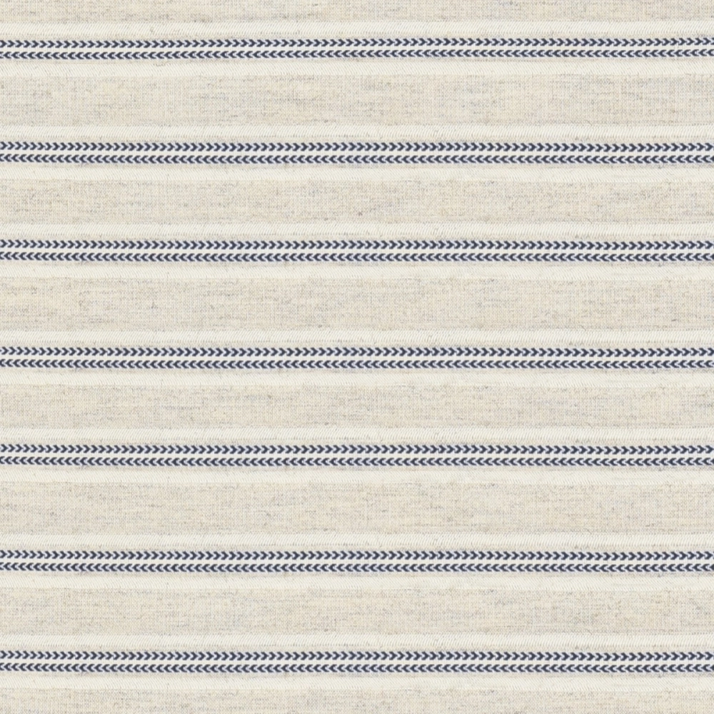 Tecido Lista Sargento Marinho com Fundo Natural 