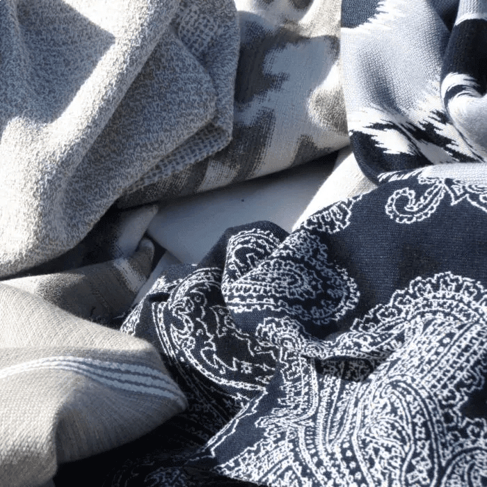 Tecido Paisley Navy by Sunbrella