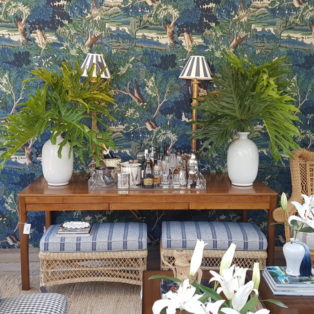 Tecido Verdure Índigo Tecido Verdure Índigo