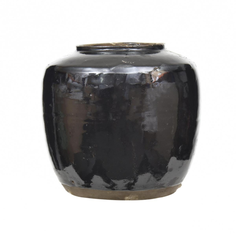 Vaso Cerâmica Preto G