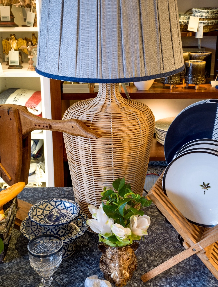 Abajur de Fibra Natural 