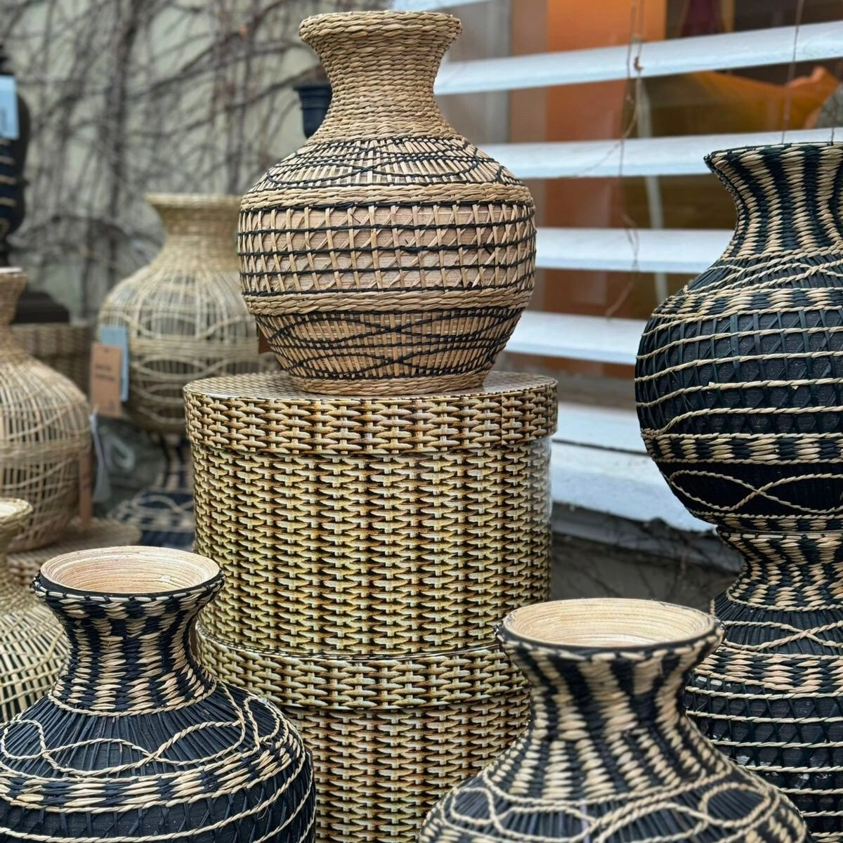 Caixa de Presente Palha