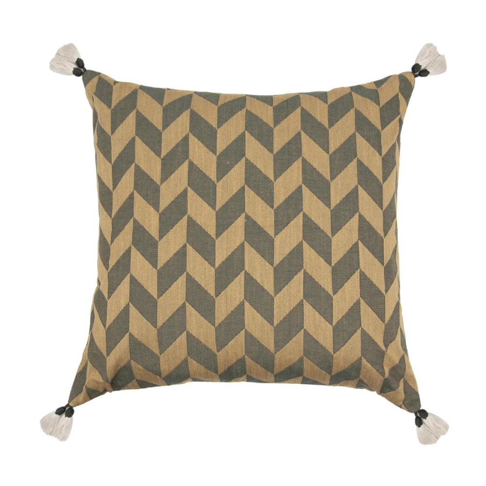 Almofada Chevron Duo Cosmopolitan com Tassel