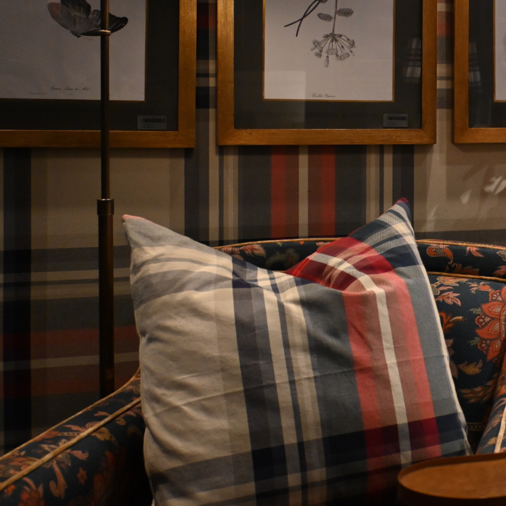 Almofada Xadrez Forbes