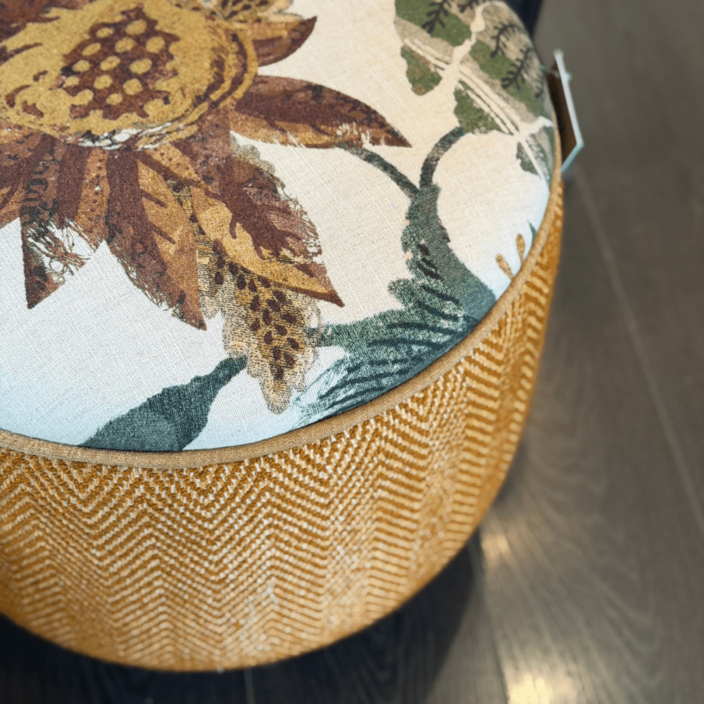 Banco Redondo Floral Soho