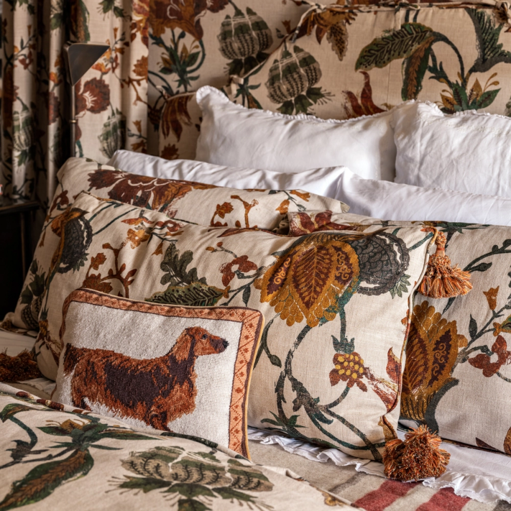 Cabeceira Lacinho Floral Soho Casal Cabeceira Lacinho Floral Soho Casal