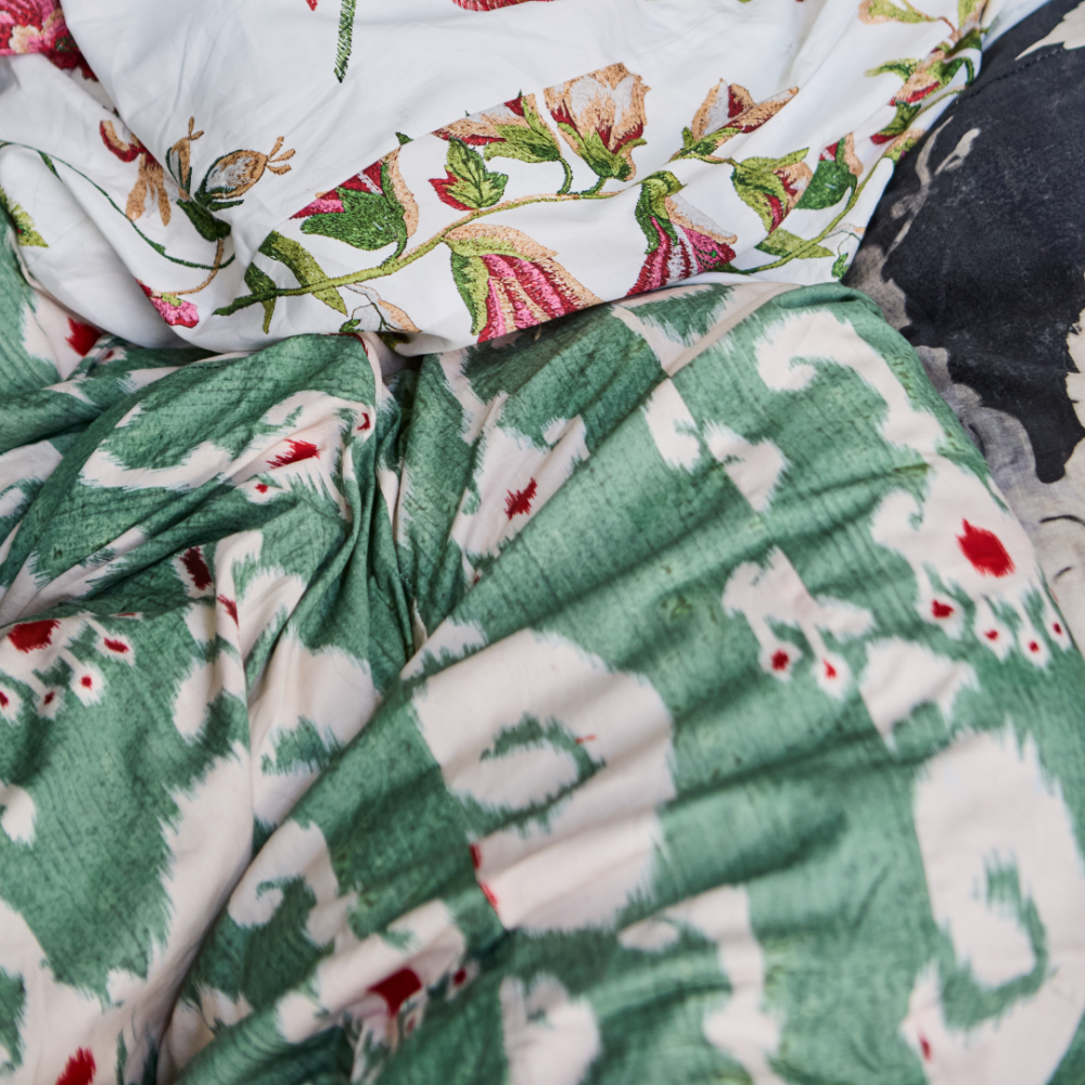 Capa de Duvet Ikat Agapanto Queen