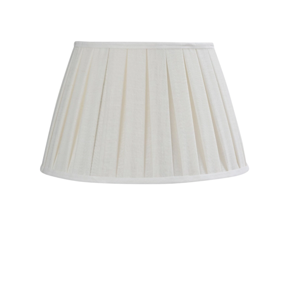 Cúpula Linho Cru Plissada-G Cúpula Linho Cru Plissada-G