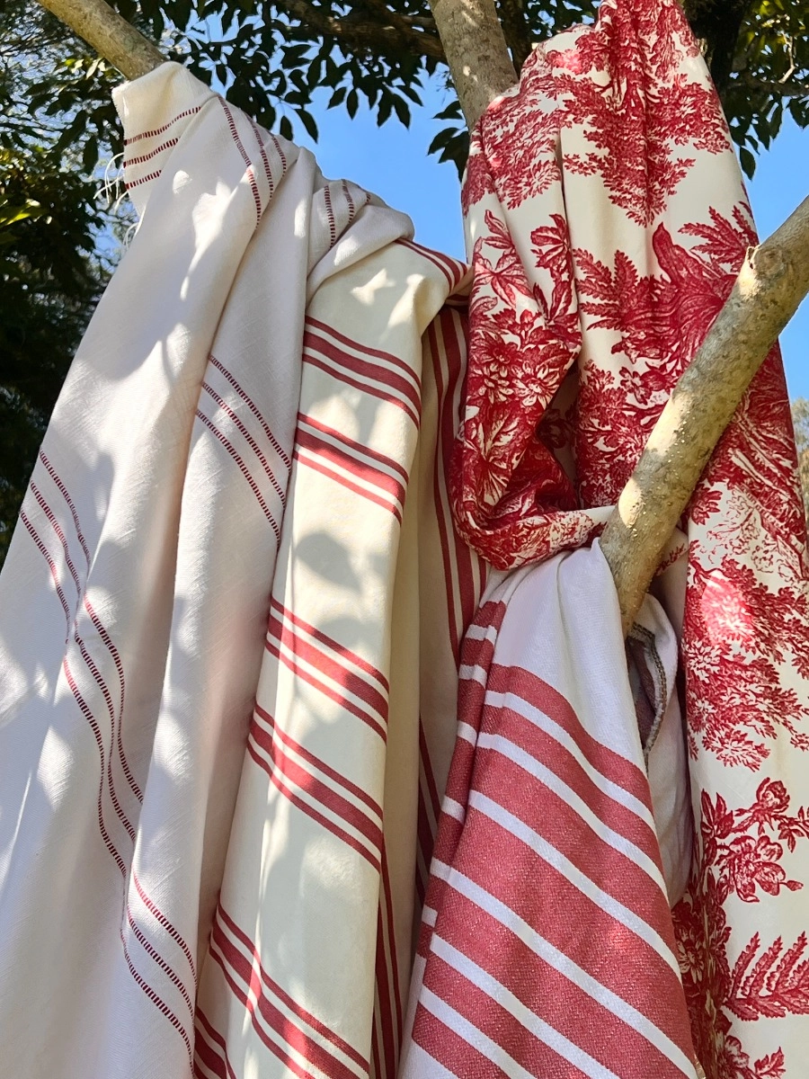 Tecido Lista Marie Poppy Tecido Lista Marie Poppy