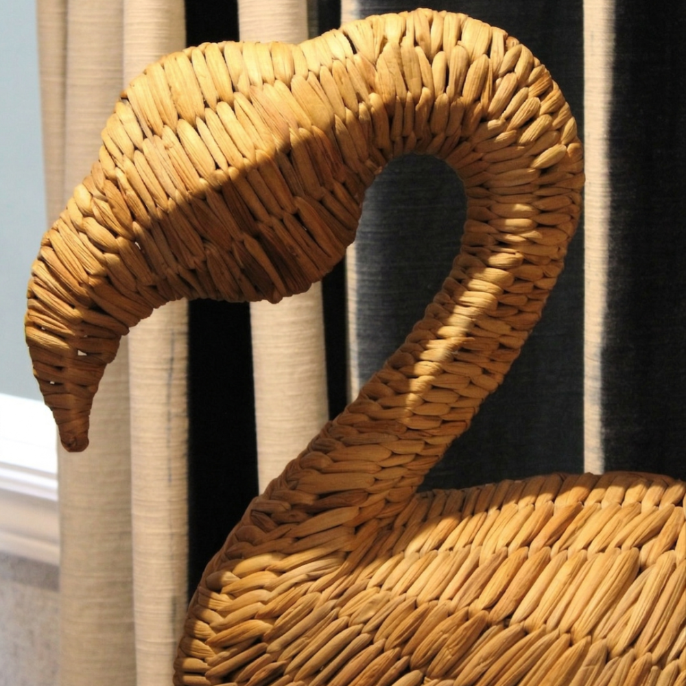 Escultura Flamingo Taboa