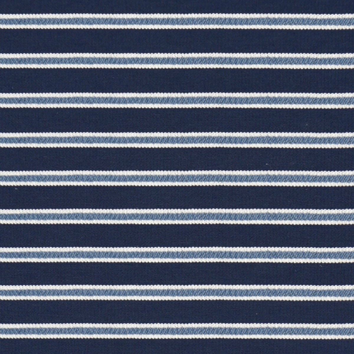 Tecido Lista Bordada Denim 