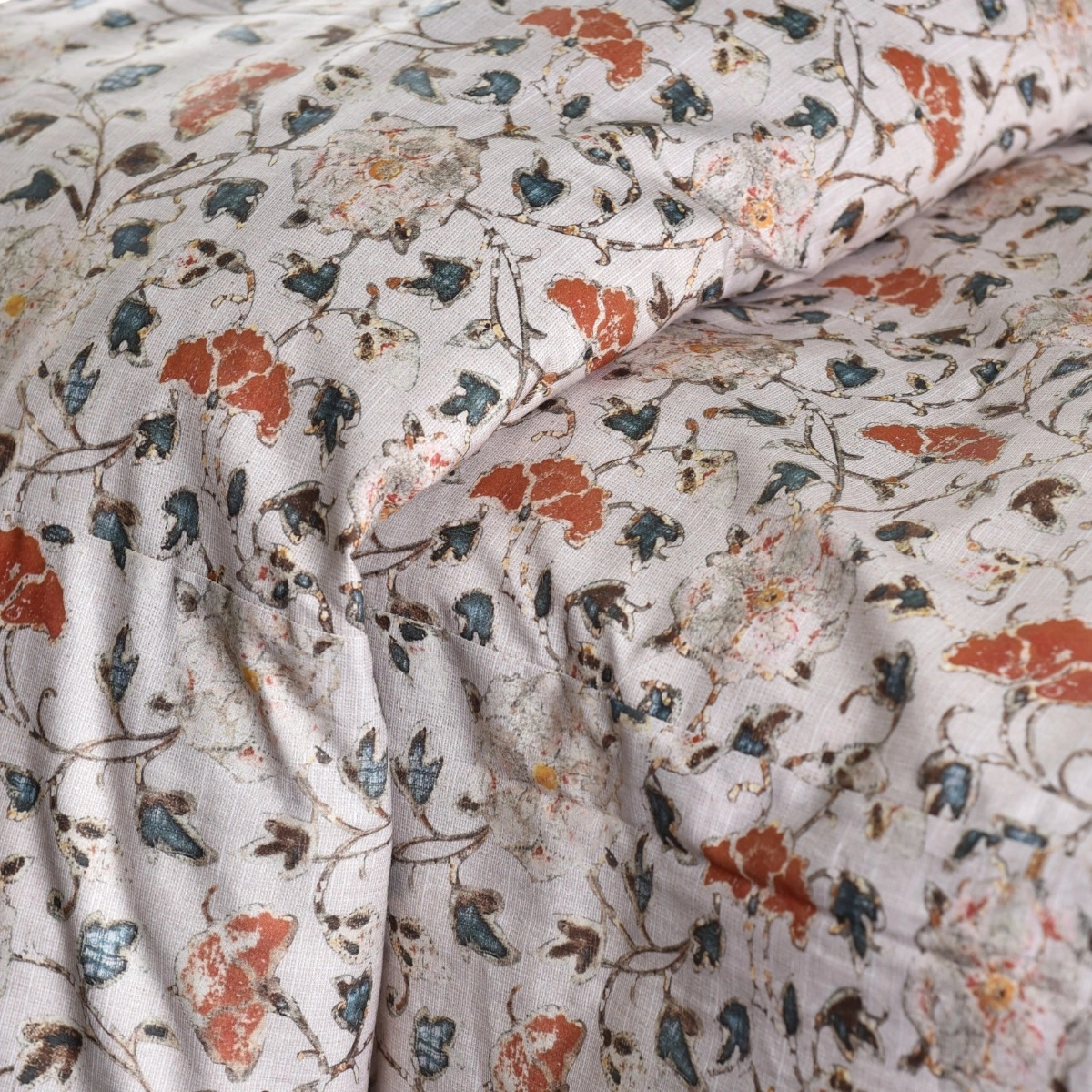 Kit capa de Duvet Flor Sumac | Casal