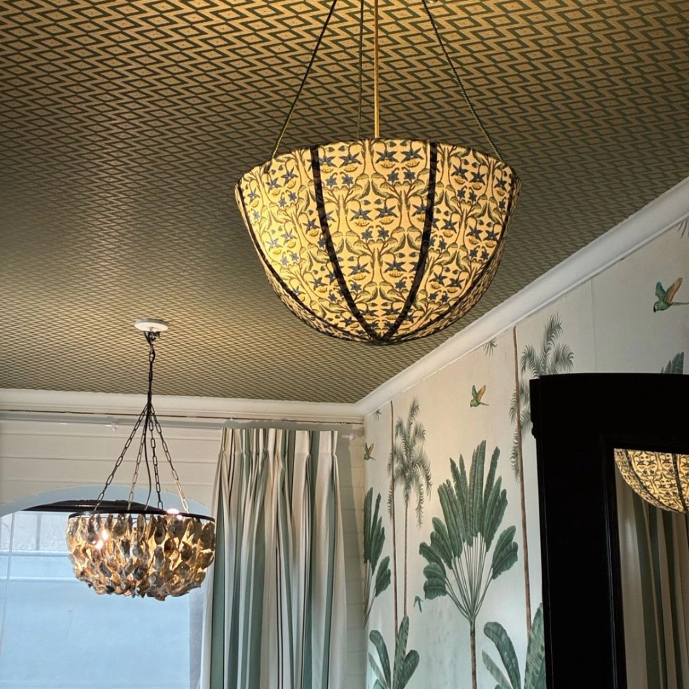 Luminária Pendente Flor Cardamomo Off White