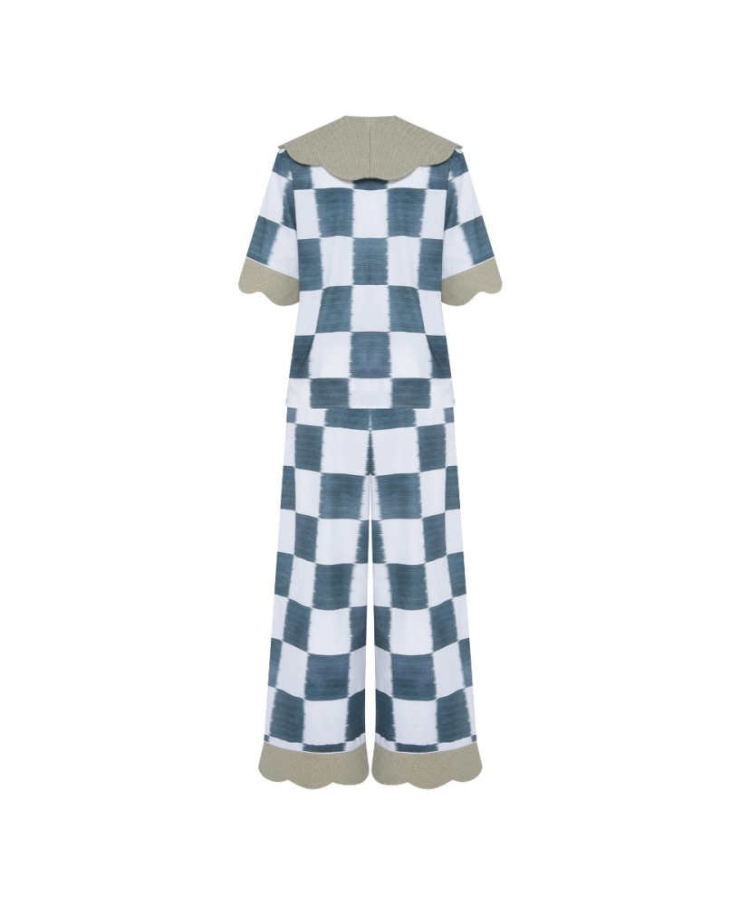 Pijama Xadrez Denim M