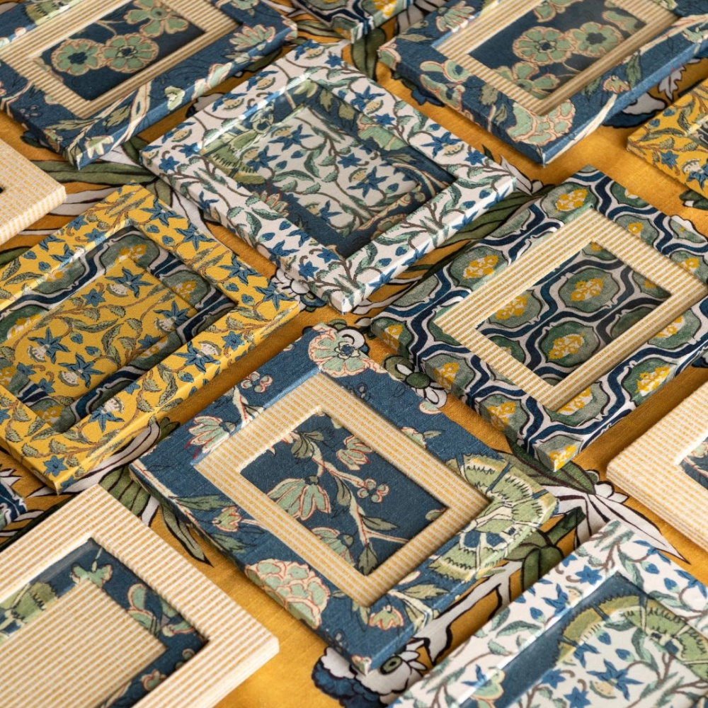 Porta-Retrato Cravo Denim