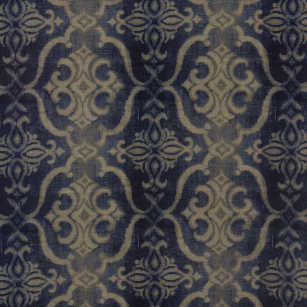 Retalho 2m | Tecido Estampado Collete Blue