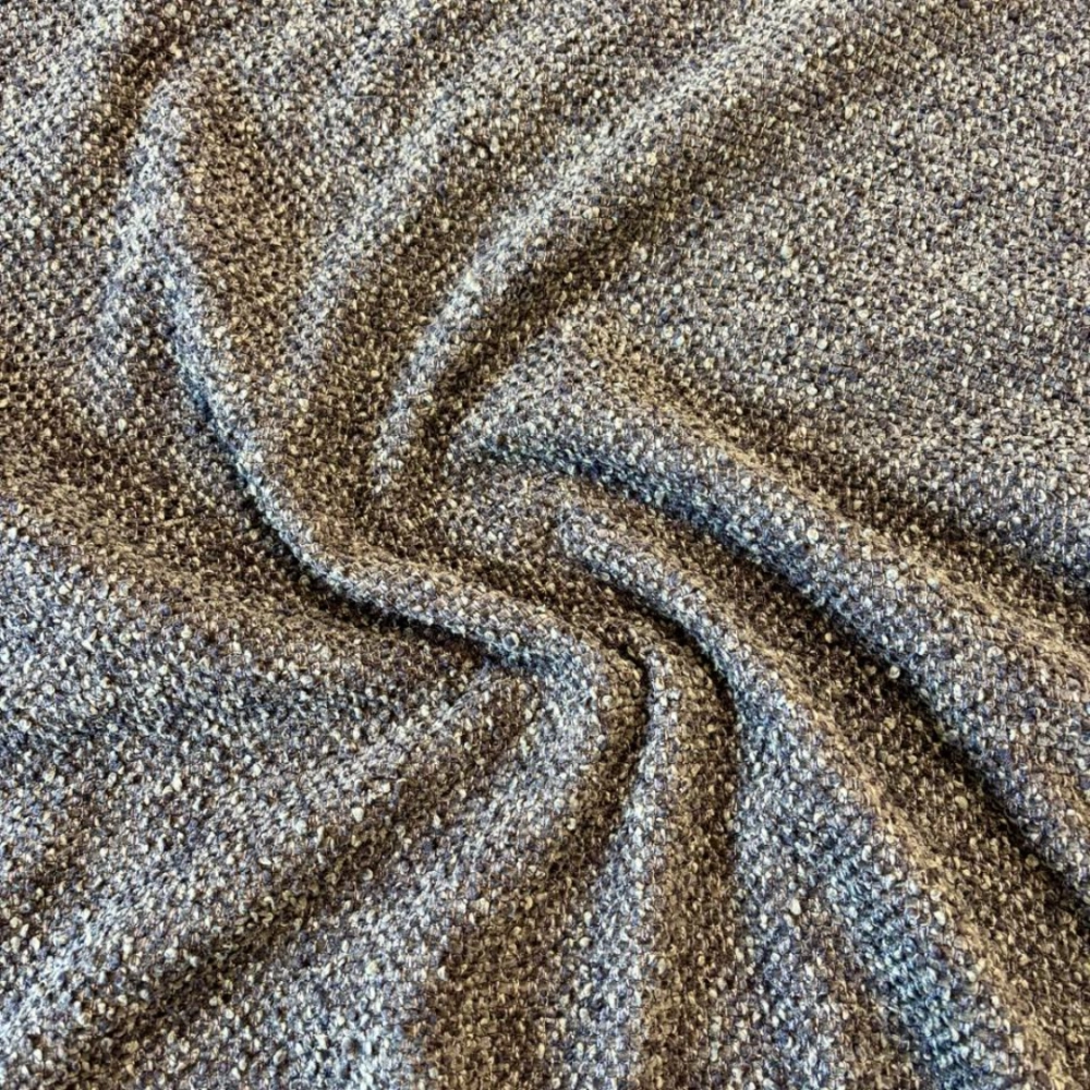 Rolo 6m | Tecido Boucle Blue Rolo 6m | Tecido Boucle Blue