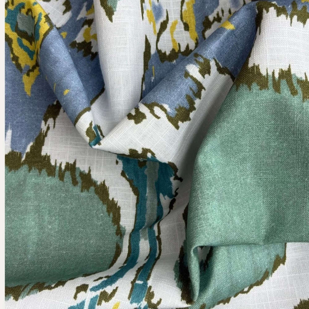 Rolo 6m | Tecido Ikat Mazagão White