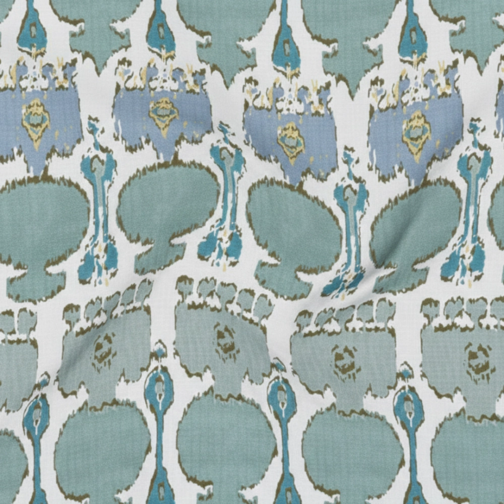 Rolo 6m | Tecido Ikat Mazagão White